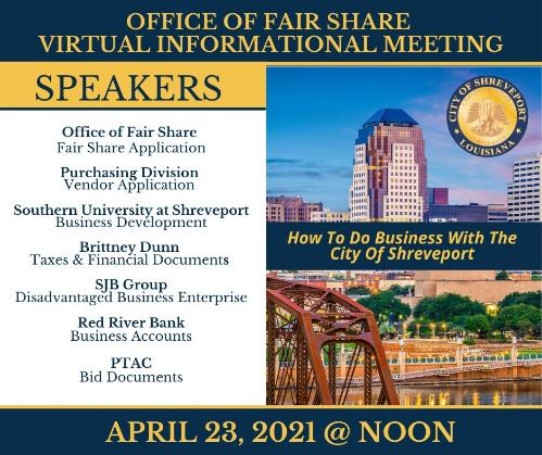 Fair Share Virtual Informational Meeting