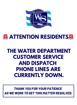 Water Department Banner 7-9-24