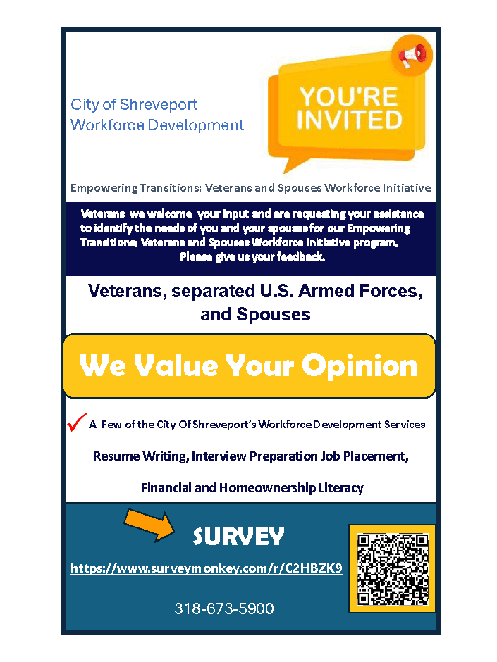Final Flyers - Workforce Veteran and Spouse Survey