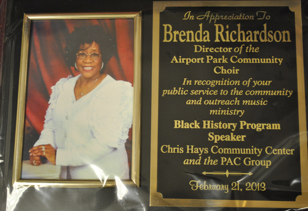 Chris Hays Black History Program 2013