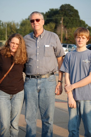 A Family Enjoying the Game