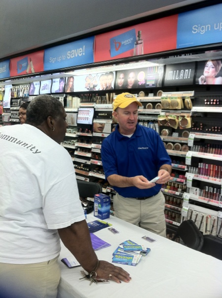 Chris Hays Health Fair at Walgreen