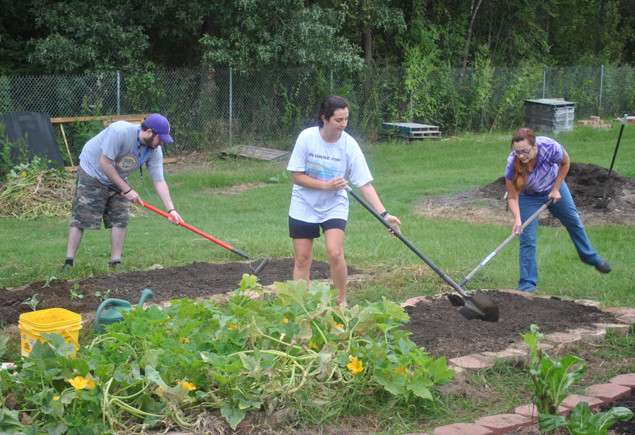 Valencia Community Garden Fall Planting Day 2012