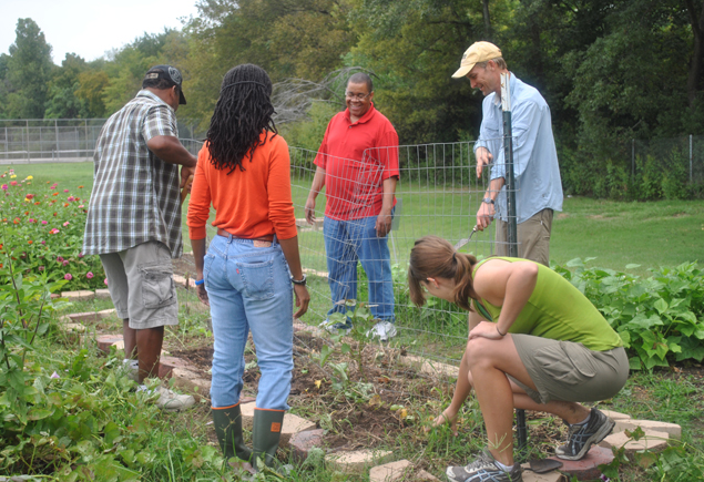 Valencia Community Garden Fall Planting Day 2012