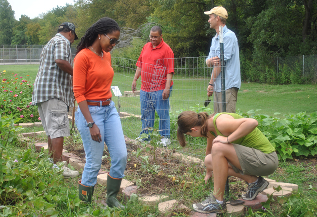 Valencia Community Garden Fall Planting Day 2012