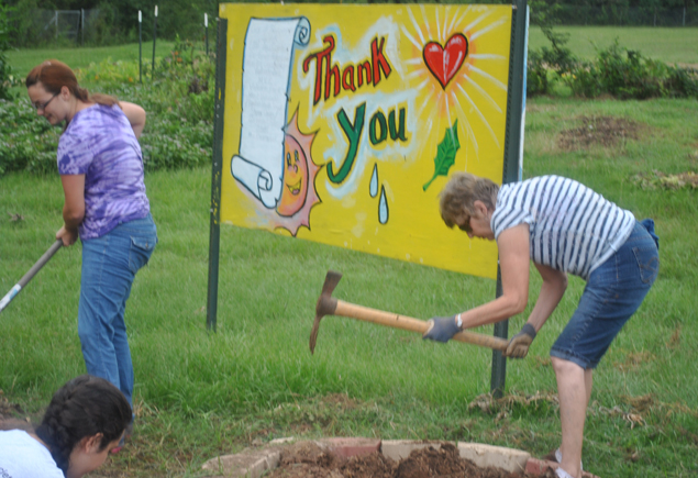 Valencia Community Garden Fall Planting Day 2012