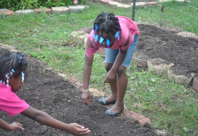 Valencia Community Garden Fall Planting Day 2012
