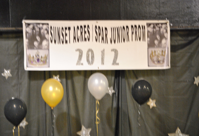 Sunset Acres 2012 Junior Prom Participants