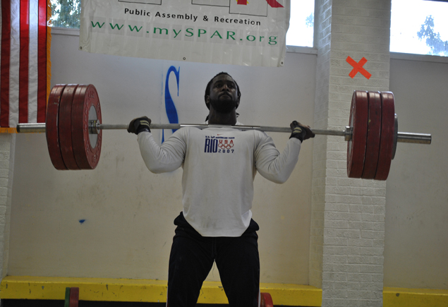 SPAR Weightlifting Vs. Olympian Kendrick J.Farris