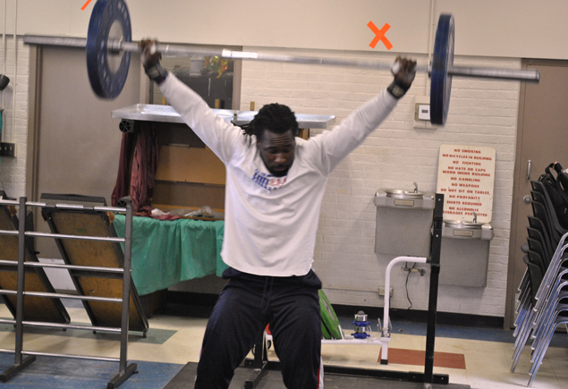 SPAR Weightlifting Vs. Olympian Kendrick J.Farris