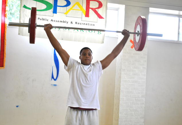 SPAR Weightlifting Vs. Olympian Kendrick J.Farris