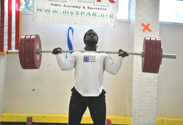 SPAR Weightlifting Vs. Olympian Kendrick J.Farris